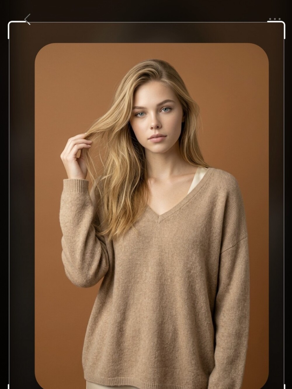 Charter Club Camel Cashmere Sweater
